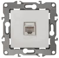 Розетка компьютерная Эра12 12-3107-01 RJ45 бел. Эра Б0014723