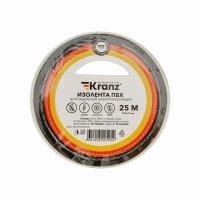Изолента ПВХ 0.13х15мм 25м бел. Kranz KR-09-2101