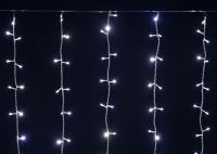 Гирлянда "Занавес" 1.5х1.5м 160LED бел. IP20 провод прозр. 230В транзит IEK LGDB201-2-160-L1-T-S-20