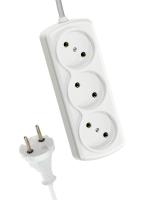 Удлинитель 3х3м 6А IP20 ПВС 2х0.75 КОСМОС YKsm3m-3g(6A)S