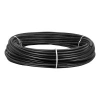 Труба гладкая ПНД жесткая d16мм черн. (уп.100м) PROxima EKF tpndg-16