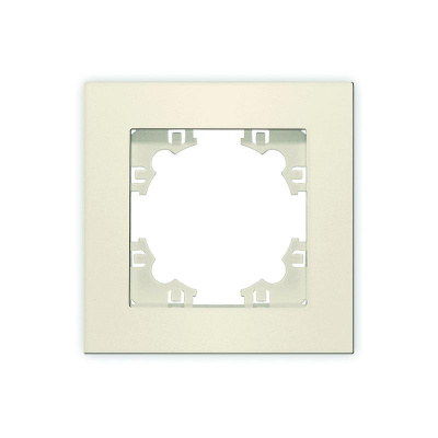 Рамка 1-м Афина сл. кость (ivory) Universal A0053-I
