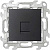 Розетка телефонная СП Simon 24 RJ11 IP20 механизм графит Simon 2410480-038