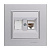 Розетка компьютерная+гнездо СП Karea 16А IP20 CAT 5 сереб. Makel 56065035