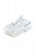 Разъем RJ45 8P8C кат.5E UTP PLUG-8P8C-U-C5-100 для ож и мж кабеля Hyperline 49377