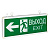 Светильник аварийно-эвакуационный EXIT-201 двухсторонний LED Basic EKF EXIT-DS-201-LED