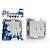 Розетка компьютерная 2-м СП Pixel RJ45 кат.5E механизм бел. TOKOV ELECTRIC TKE-PX-RC2-C01