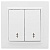 Переключатель проходной 2-кл. СП Минск 10А IP20 бел. Basic EKF ERV10-027-10