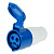 Розетка 213 переносная 2P+PE 16А 220В IP44 Rexant 11-8918