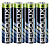 Элемент питания алкалиновый AA/LR6 1.5В Alkaline SR4 (блист.4шт) Ergolux 14282