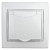 Розетка 1-м СП Plano 1-203-01 16А IP20 250В 2P+E Schuko защ. крышка бел. Intro Б0053889