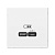Розетка USB ArtGallery тип C 65Вт QC PD высокоскор. ЗУ механизм бел. SE GAL000127