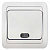 Выключатель 1-кл. СП Classico 2121 10А IP20 с подсветкой бел. ASD / IN HOME 4680005959853