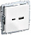 Розетка BRITE USB A+C 18Вт РЮ11-1-БрБ бел. IEK BR-U22-018-K01