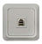 Розетка телефонная 1-м СП Bolleto 7034 16А IP20 бел. ASD / IN HOME 4690612000398