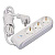 Удлинитель 3х3м с заземл. 16А IP20 с выкл. защ. шторки Makel N3310043