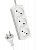 Удлинитель 3х3м 6А IP20 ПВС 2х0.75 КОСМОС YKsm3m-3g(6A)S