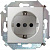 Розетка 1-м СП Simon 15 16А IP20 250В с заземл. винтов. клеммы механизм бел. Simon 1591432-030