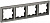 Рамка 4-м BRITE РУ-4-БрТБ бронза IEK BR-M42-K45