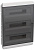 Корпус пластиковый ЩРВ-П-54 IP41 черн. прозр. дверь TEKFOR IEK TF5-KP12-V-54-41-K01-K03