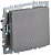 Выключатель 1-кл. СП BRITE ВС10-1-1-БрС 10А с инд. сталь IEK BR-V10-1-10-K46