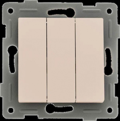 Выключатель 3-кл. СП Ugra 10А IP20 250В механизм беж. GUSI С11В3-003
