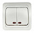 Выключатель 2-кл. СП Classico 2123 10А IP20 с подсветкой бел. ASD / IN HOME 4680005959877