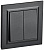 Выключатель 2-кл. СП BRITE ВСР10-2-0-БрЧ 10А в сборе черн. IEK BR-V20-0-10-K02-F