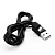 Кабель USB-Lightning 2А 1м зарядка + передача данных черн. (пакет) ERGOLUX 15092
