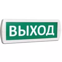 Оповещатель охранно-пожарный световой (табло) Т 24 (Топаз 24) "Выход" зел. фон SLT 10886